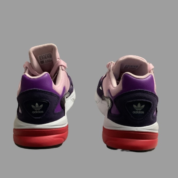 Adidas Falcon Low-Top Sneakers Purple Pink Size 8 - Picture 4 of 10